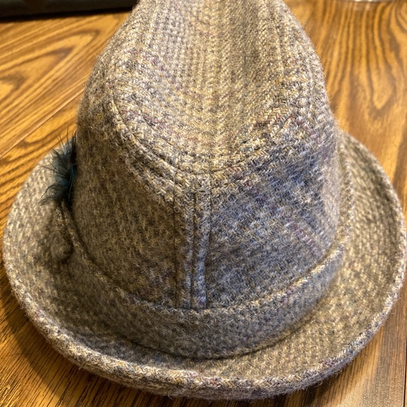 Vintage Dobbs Knox New York Tweed Fedora Hat 6 7/8 Looks new! - Picture 3 of 7